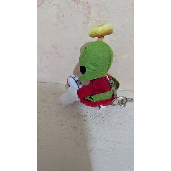 Marvin The Martian Plush Keychain 5" Play By Play Red Green White - Picture 4 of 8